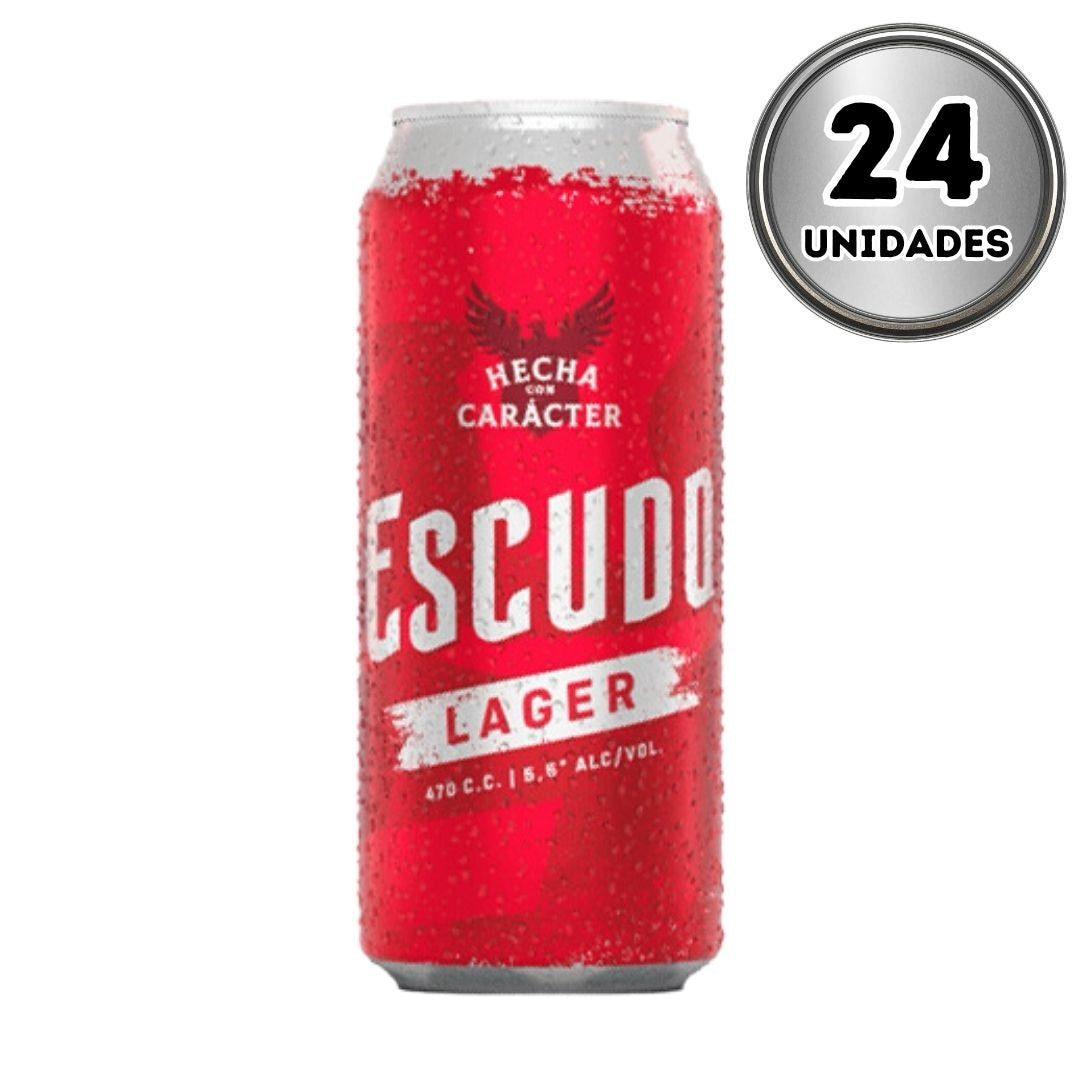 Cerveza escudo roja 470 cc