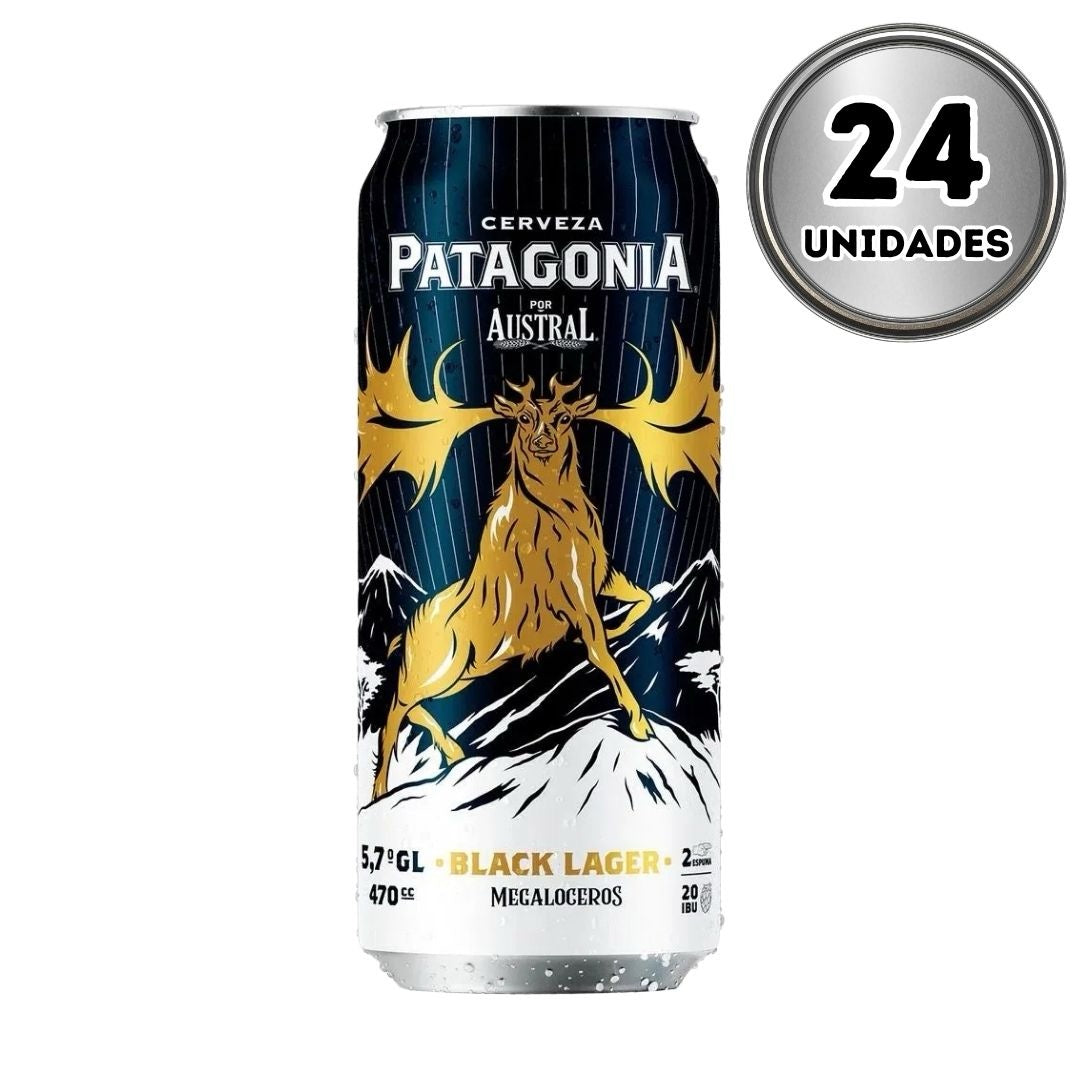 Cerveza Patagonia black lager 470 cc