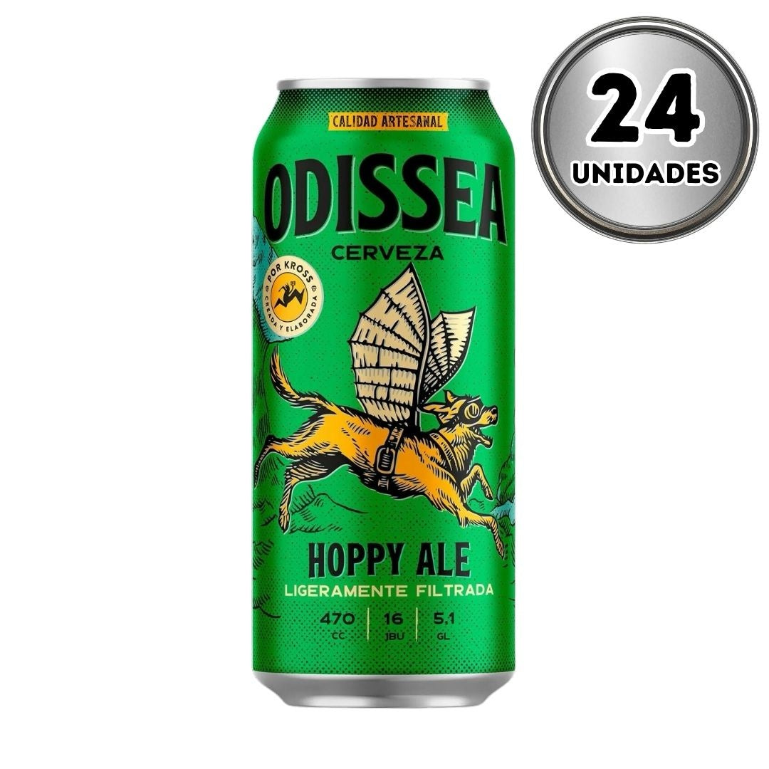 Cerveza odissea hoppy ale 470 ml