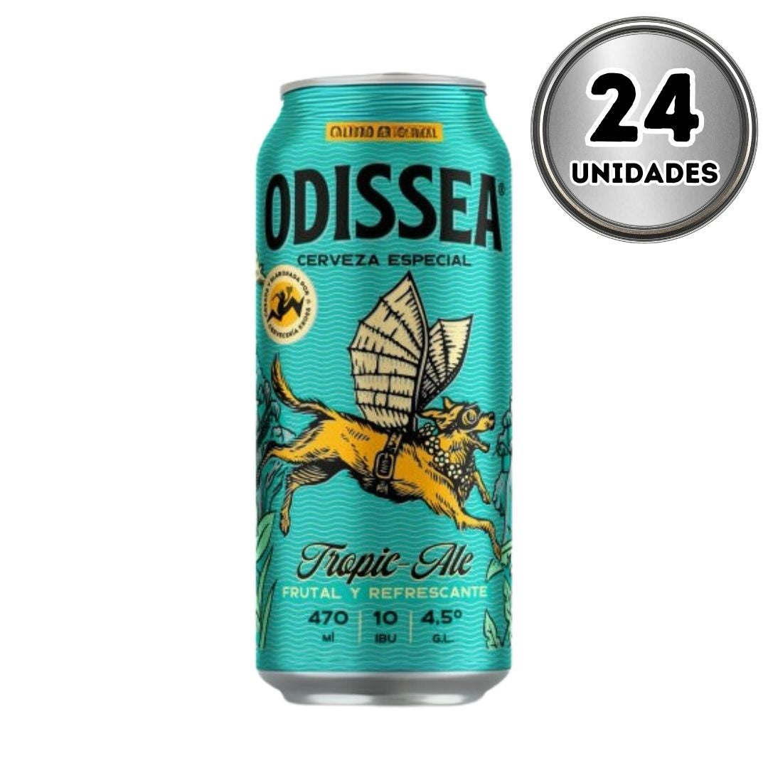 Cerveza odissea tropic ale 470 ml
