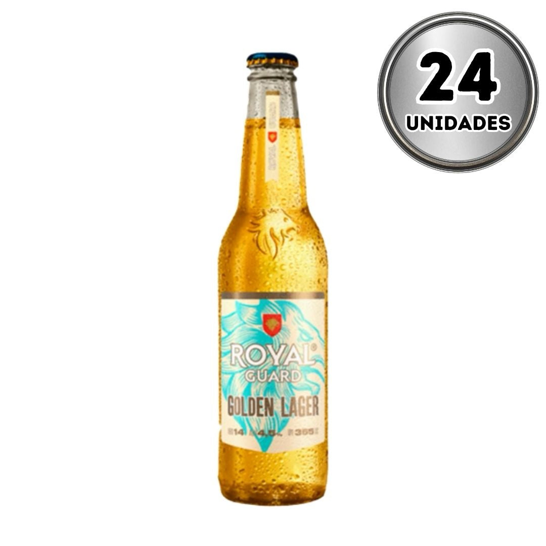 Cerveza royal guard golden lager 330 cc
