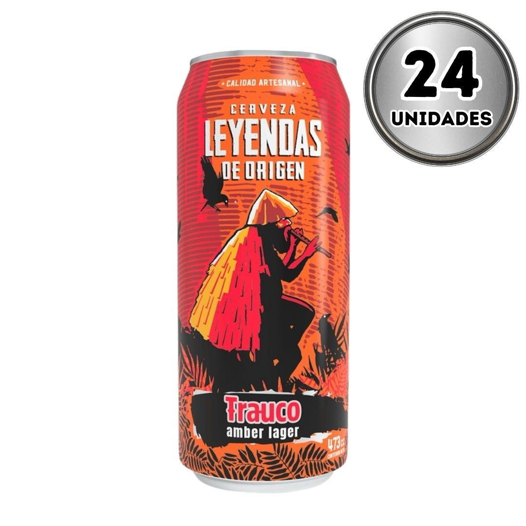Cerveza leyendas de origen trauco 473 cc