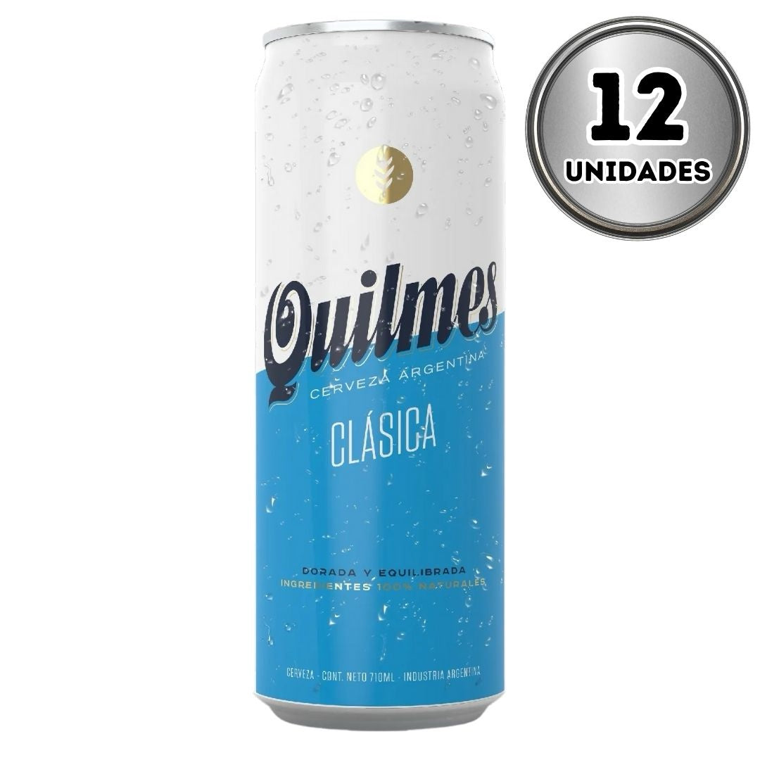 Cerveza quilmes latón