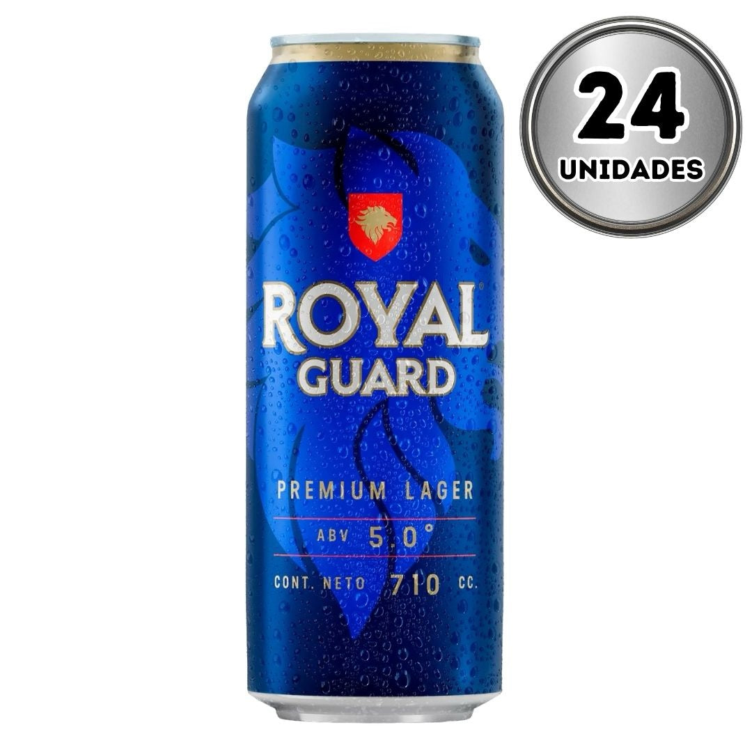 Cerveza royal guard latón