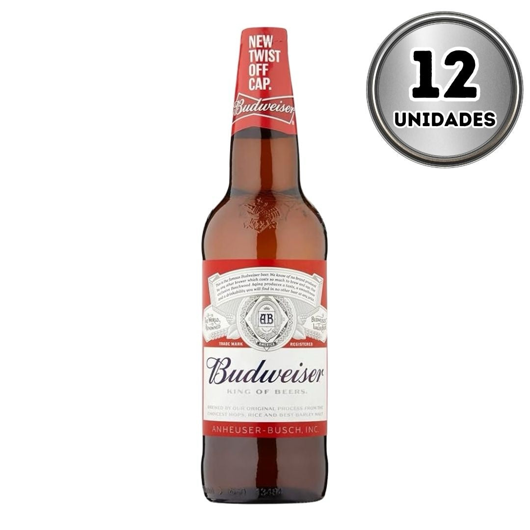 Cerveza budweiser 660 cc