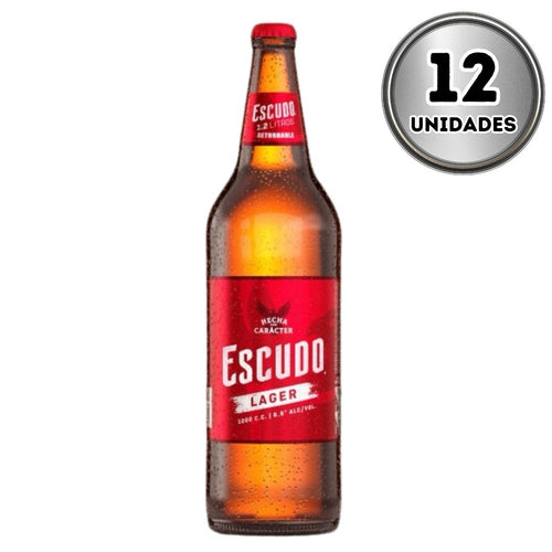 Cerveza escudo lager 1.2 litros