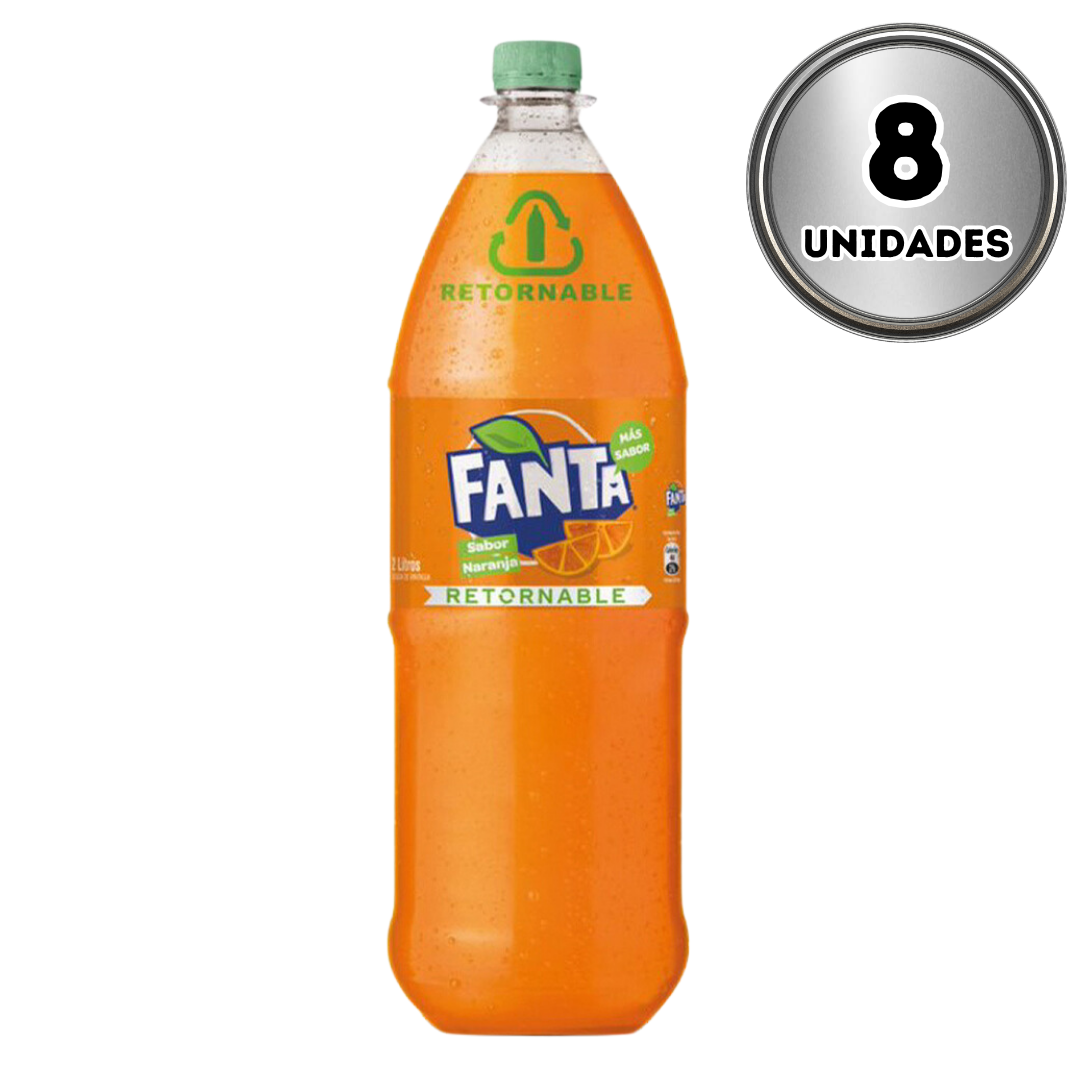 Fanta 2 litros retornable