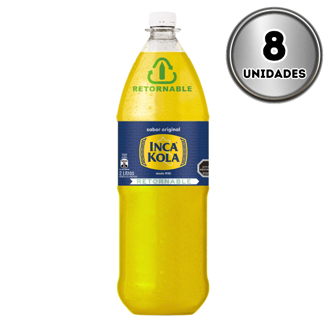 Inca kola 2 litros retornable
