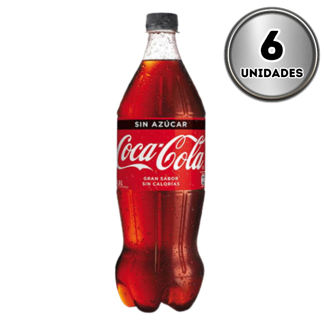 Coca Cola Zero 1.5 litros desechable