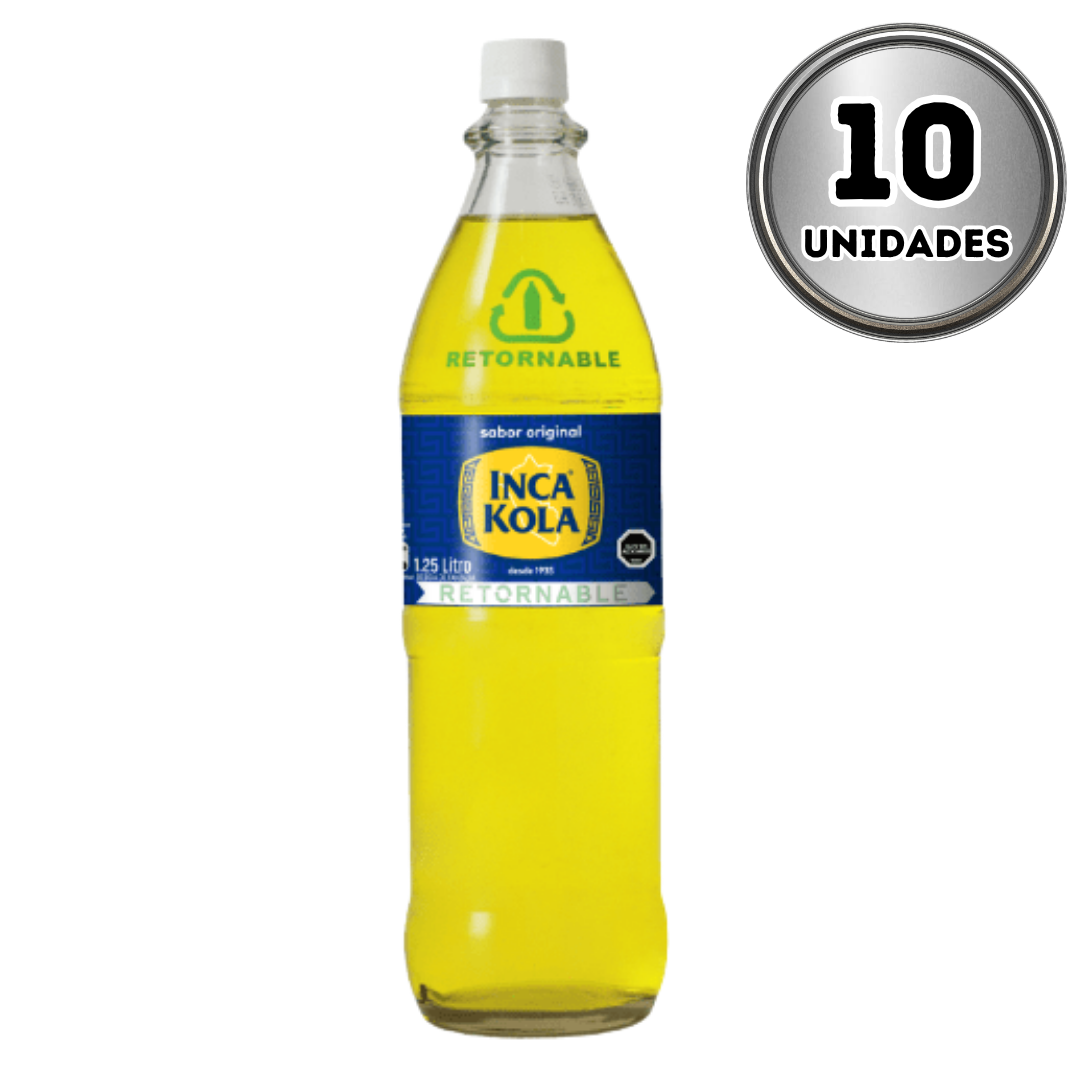 Inca kola 1.25 litros retornable