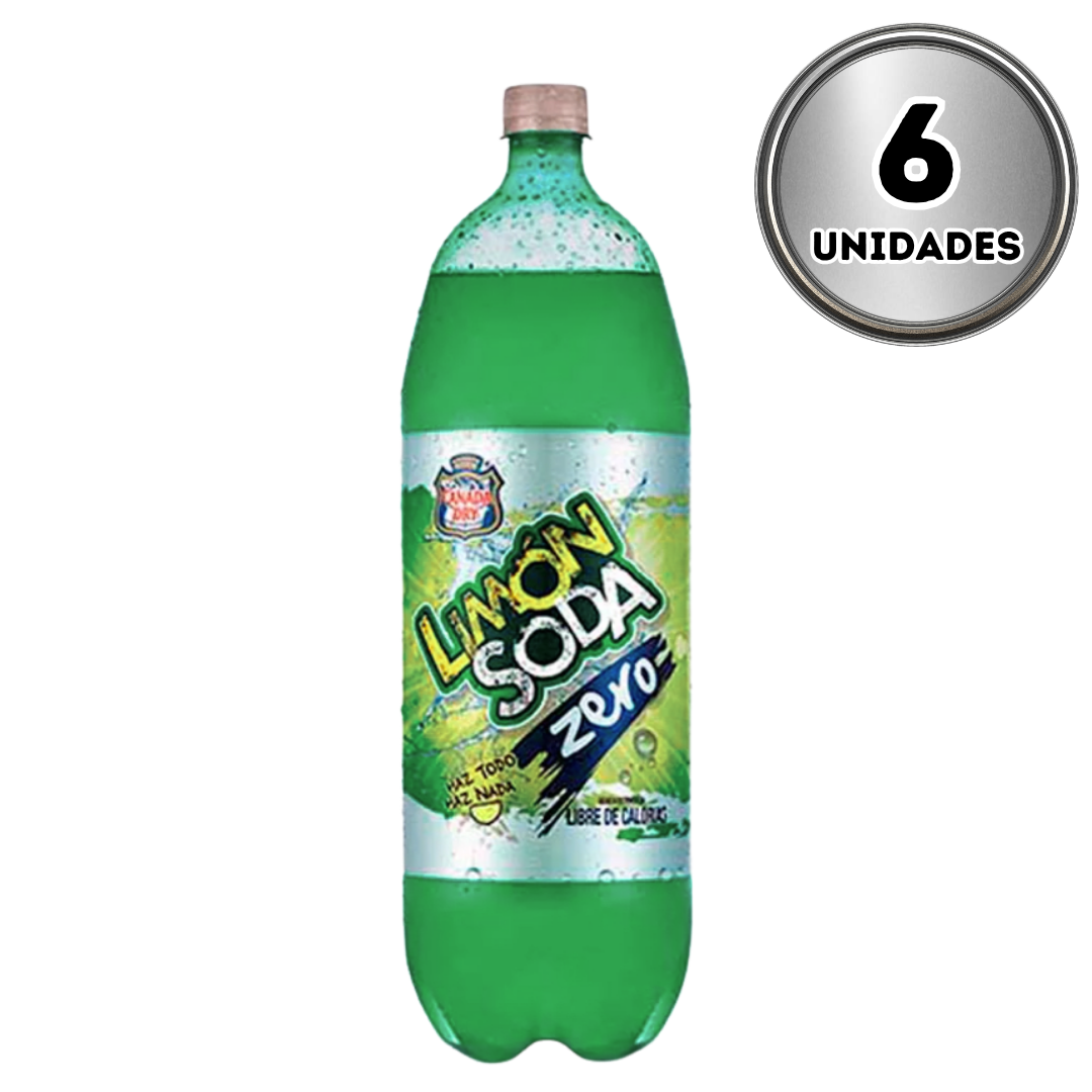 Limón soda zero 2 litros desechable