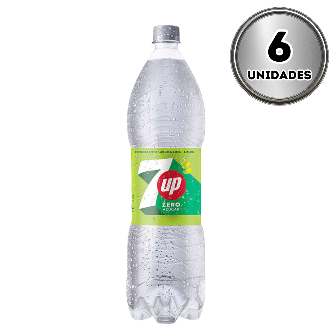 Seven up zero 2 litros desechable