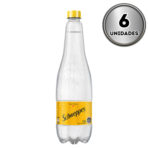 Agua tónica Schweppes 1.5 litros