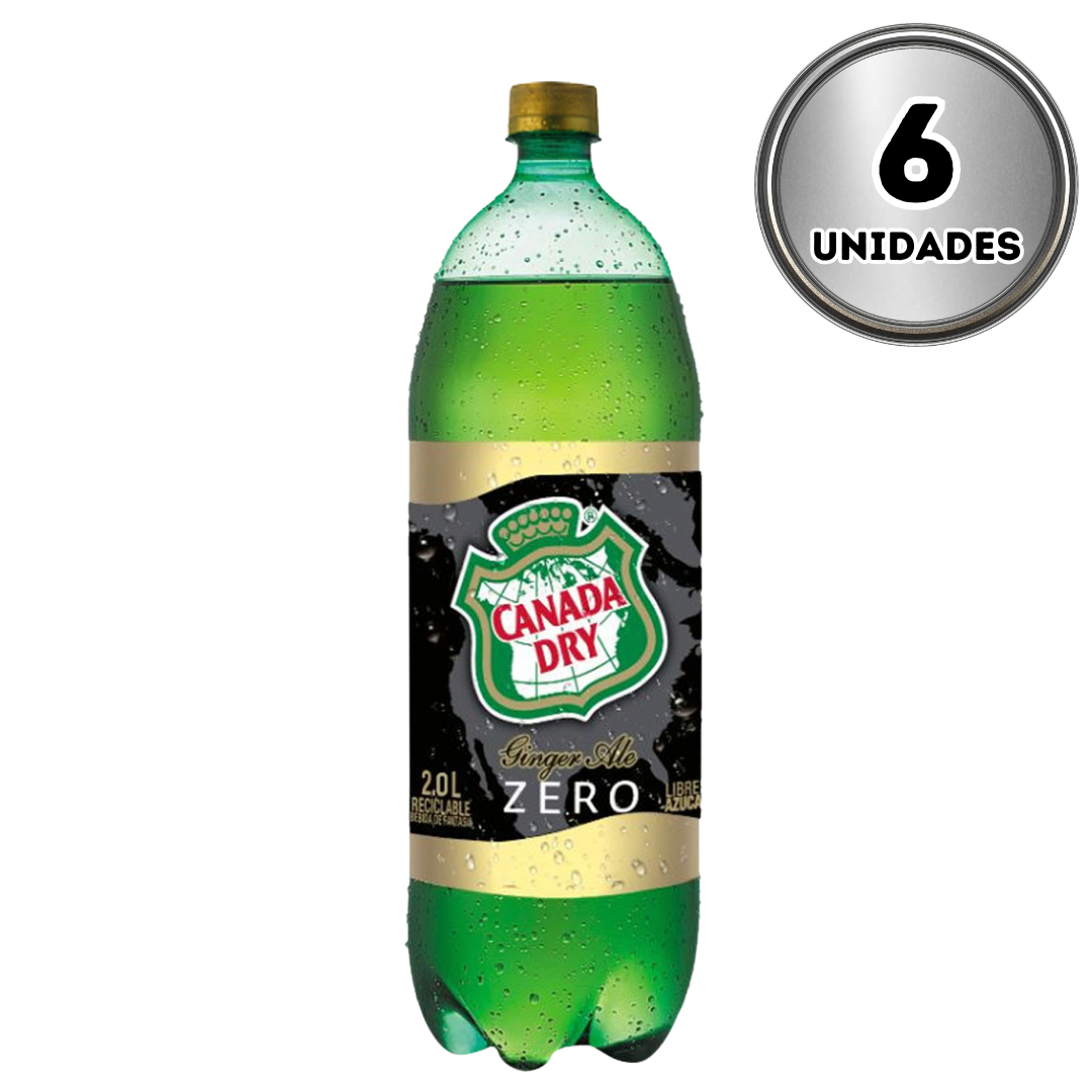 Canada Dry zero 2 litros desechable