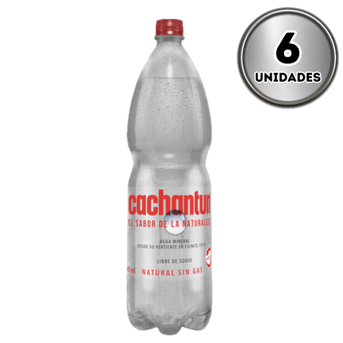 Agua cachantun sin gas 1.6 litros