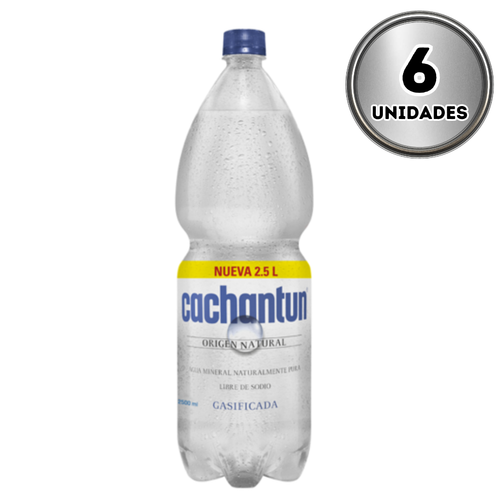 Agua cachantun con gas 2.5 litros