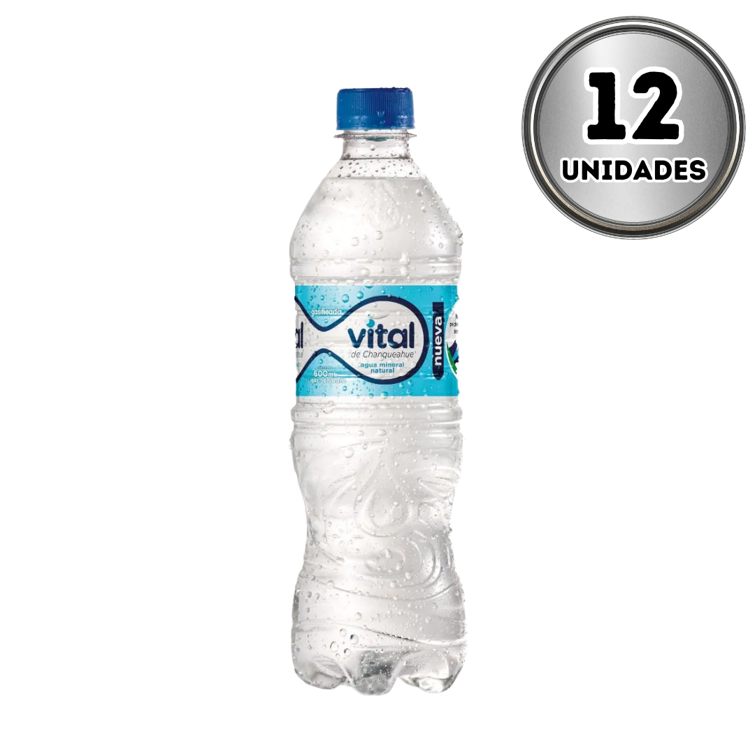 Agua vital con gas 600 ml