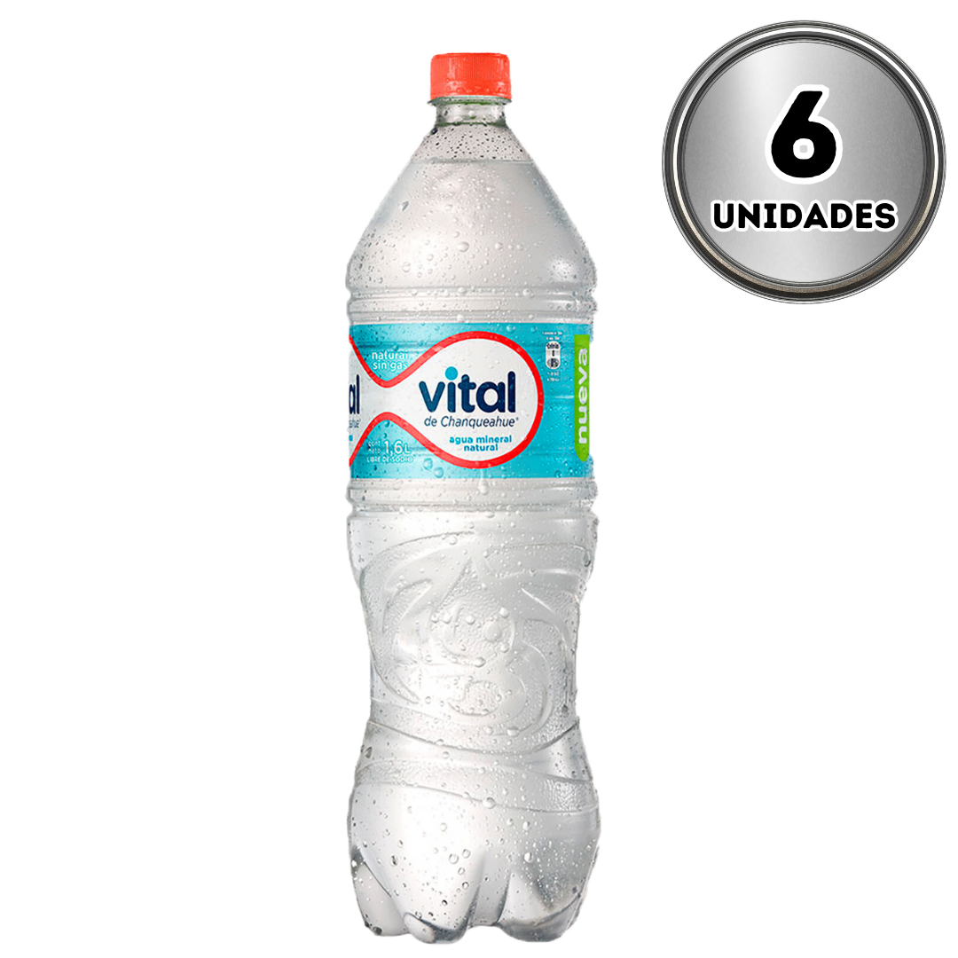 Agua vital sin gas 1.6 litros