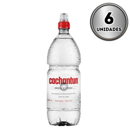 Agua cachantun sin gas 1 litro