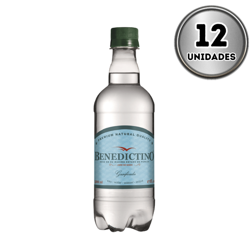 Agua benedictino con gas 500 ml