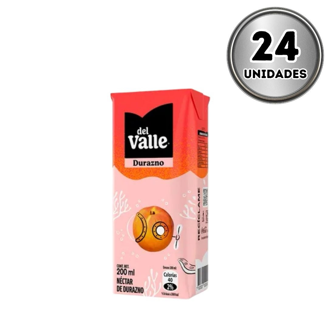 Jugo andina del valle durazno en caja