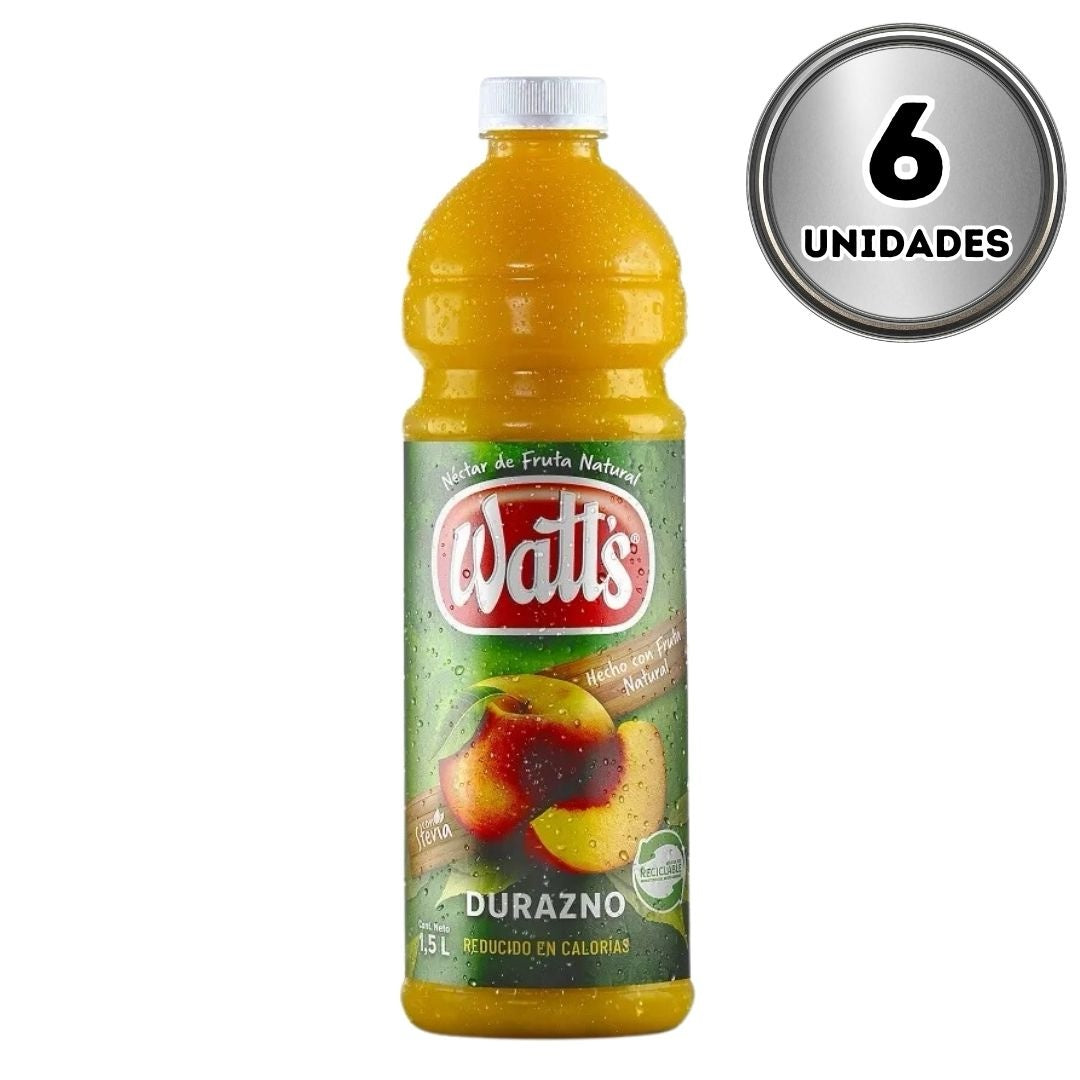 Jugo watt’s durazno 1.5 litros