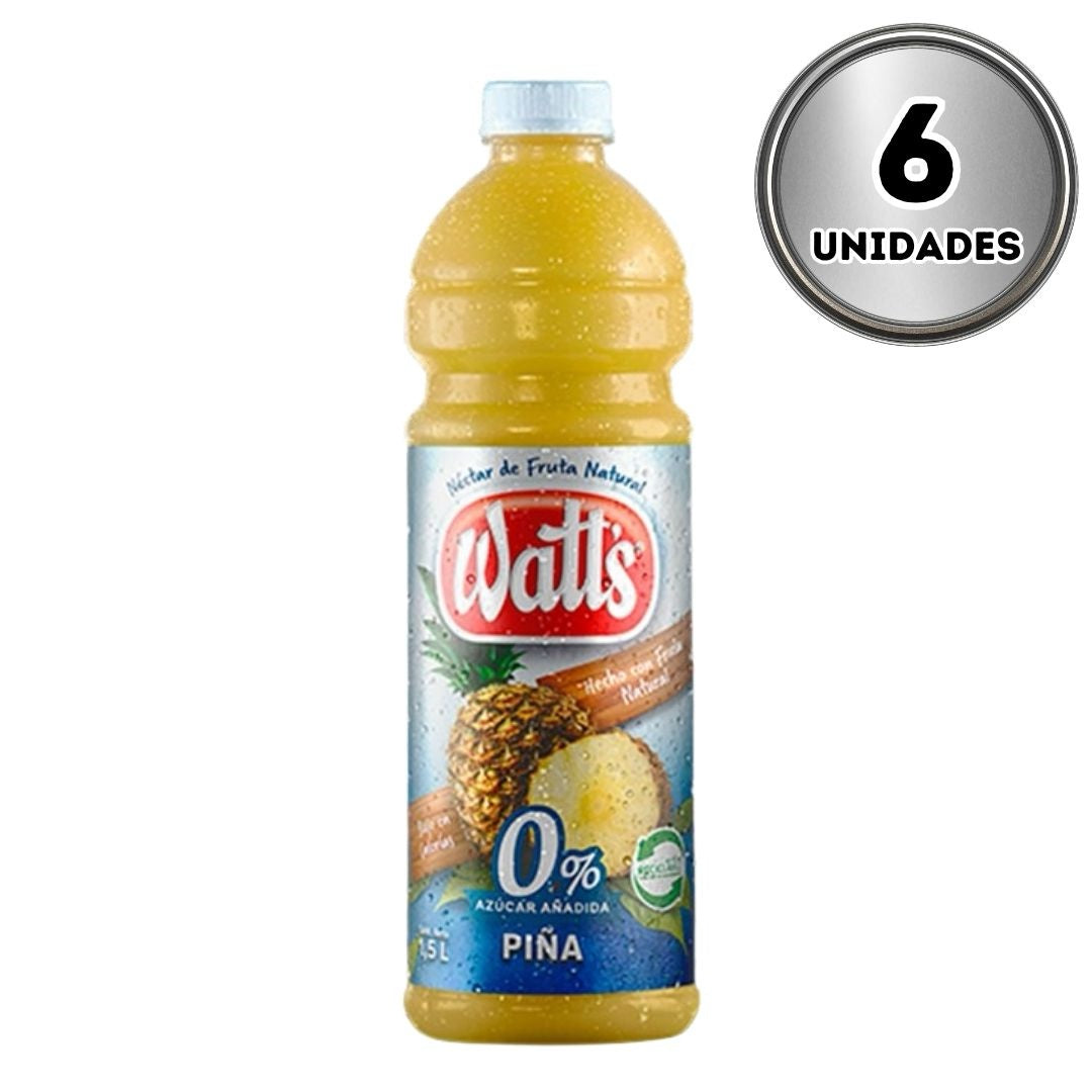 Jugo watt’s piña cero 1.5 litros