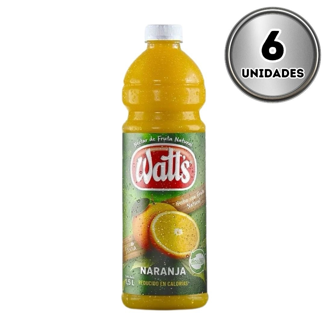 Jugo watt’s naranja 1.5 litros