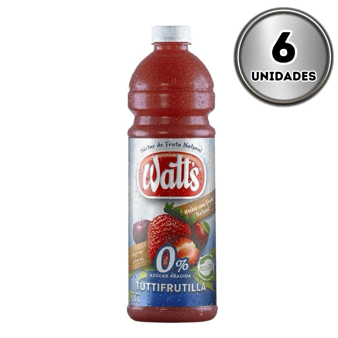 Jugo watt’s tuttifrutilla cero 1.5 litros