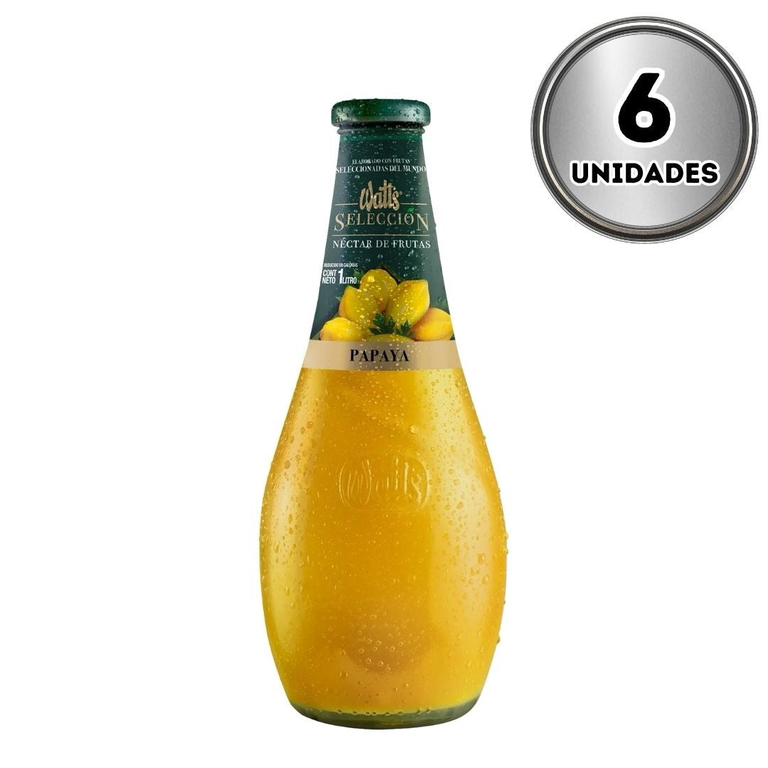 Jugo watt’s selección papaya 1 litro