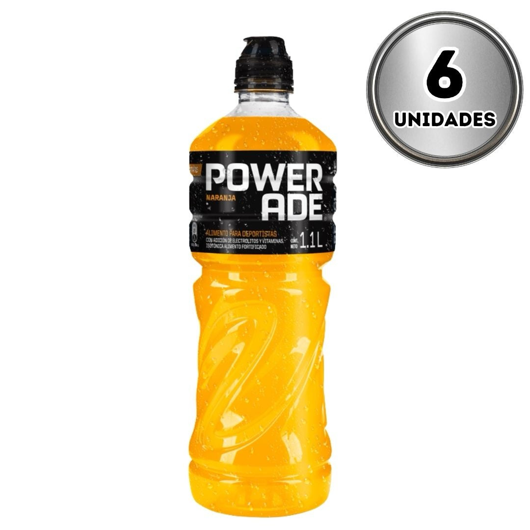 Powerade naranja 1.1 Litros