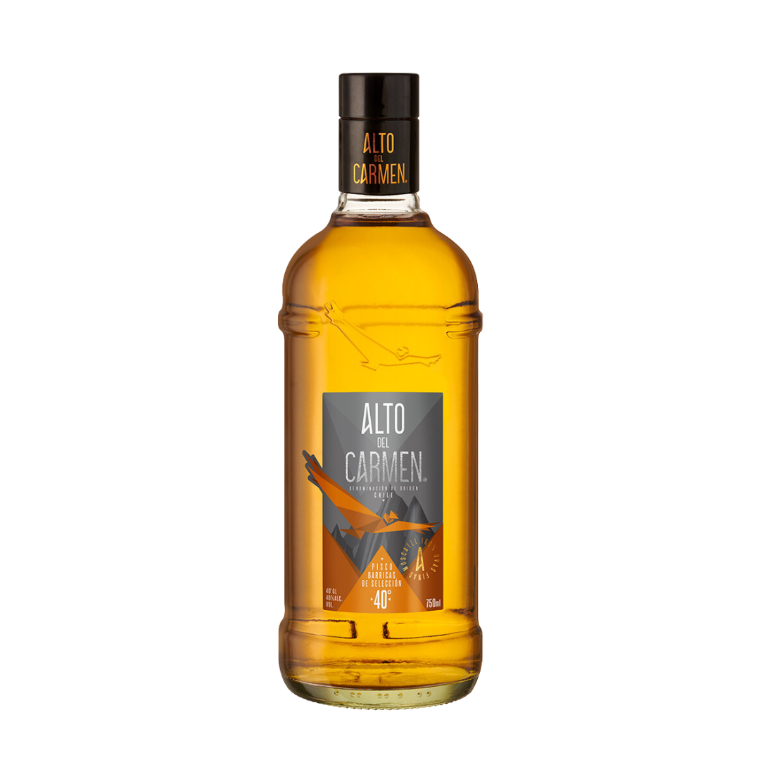 Pisco alto del Carmen barricas de selección 40° 750 ml