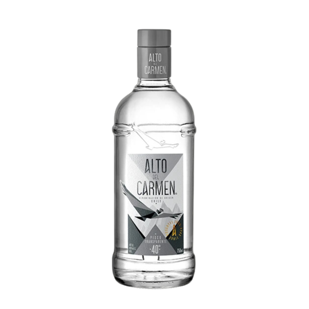 Pisco alto del Carmen reservado transparente 40° 750 ml