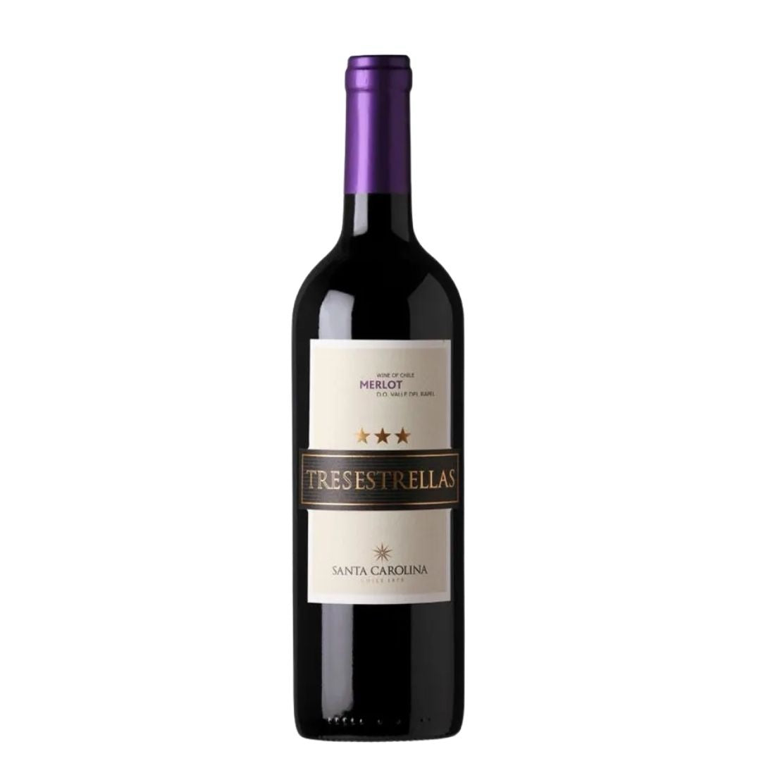 Vino tres estrellas Merlot