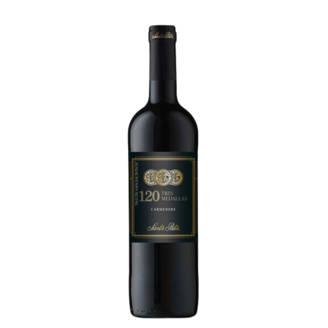 Vino 120 tres medallas carmenere