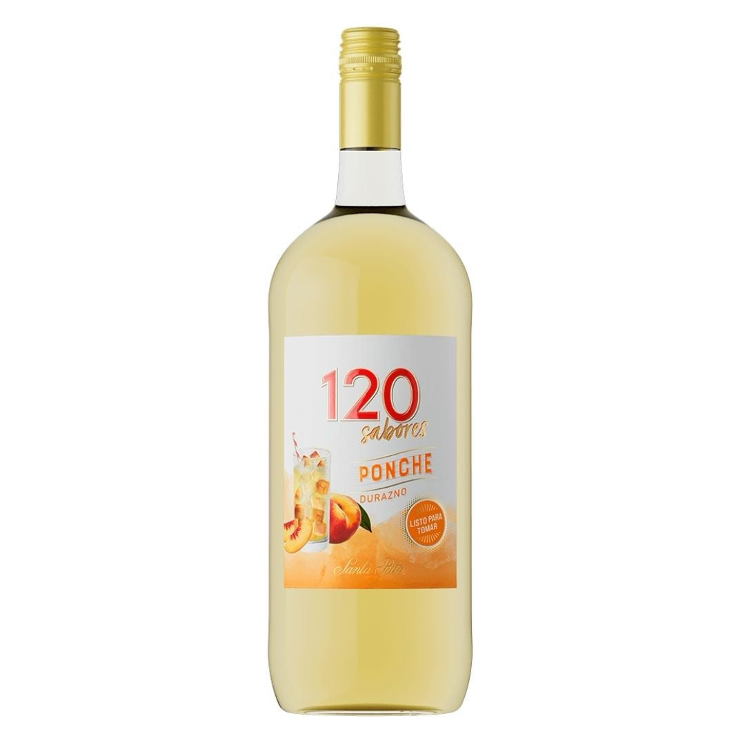Vino 120 sabores ponche durazno