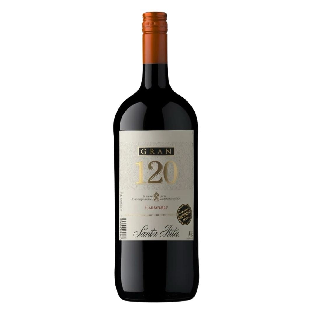 Vino 120 carmenere botellón 1,5 litros