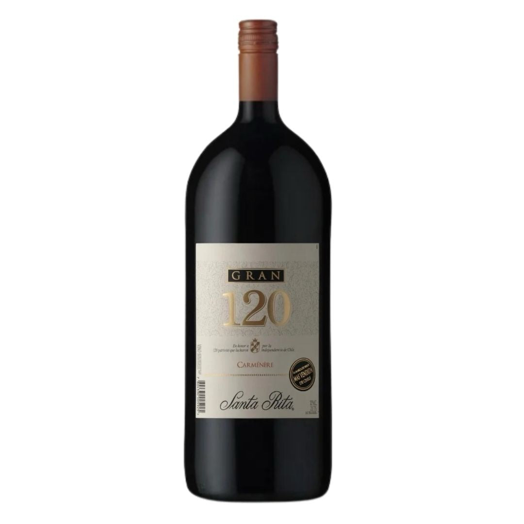 Vino 120 carmenere botellón 2 litros