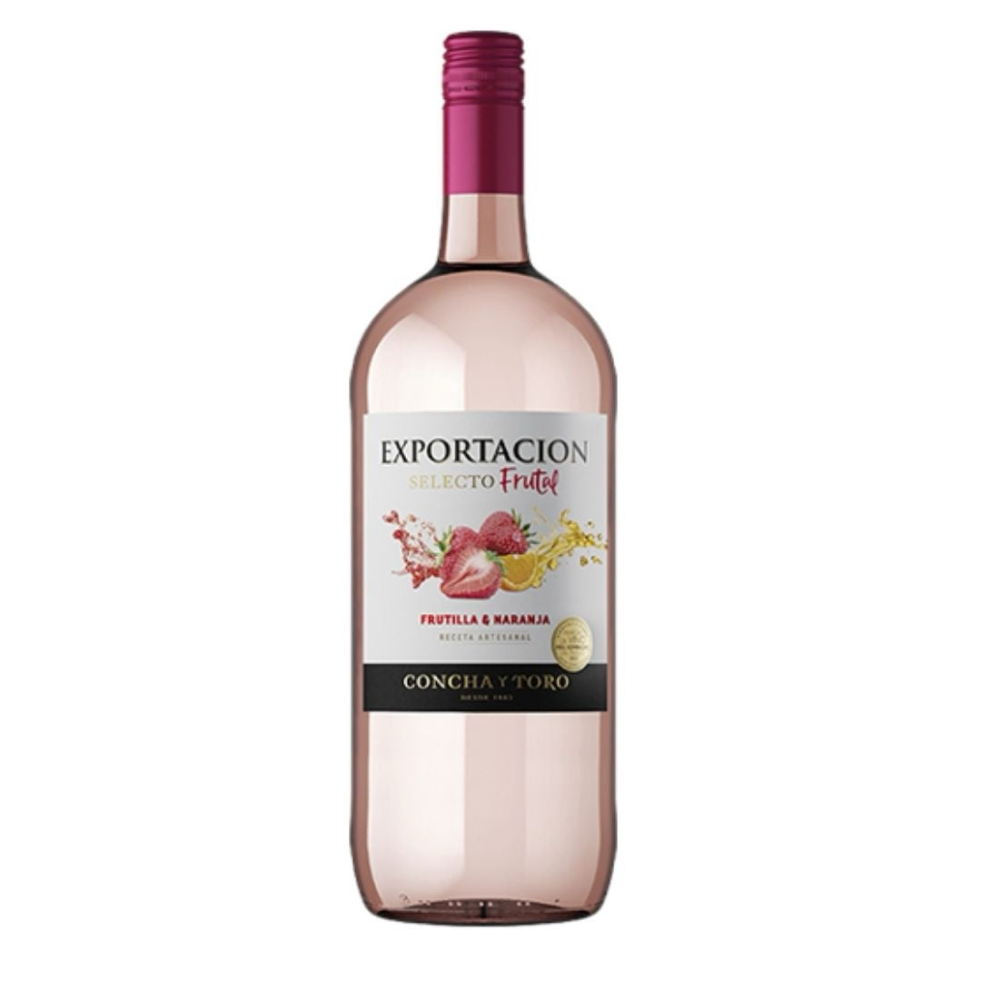 Vino exportación selecto frutal frutilla naranja