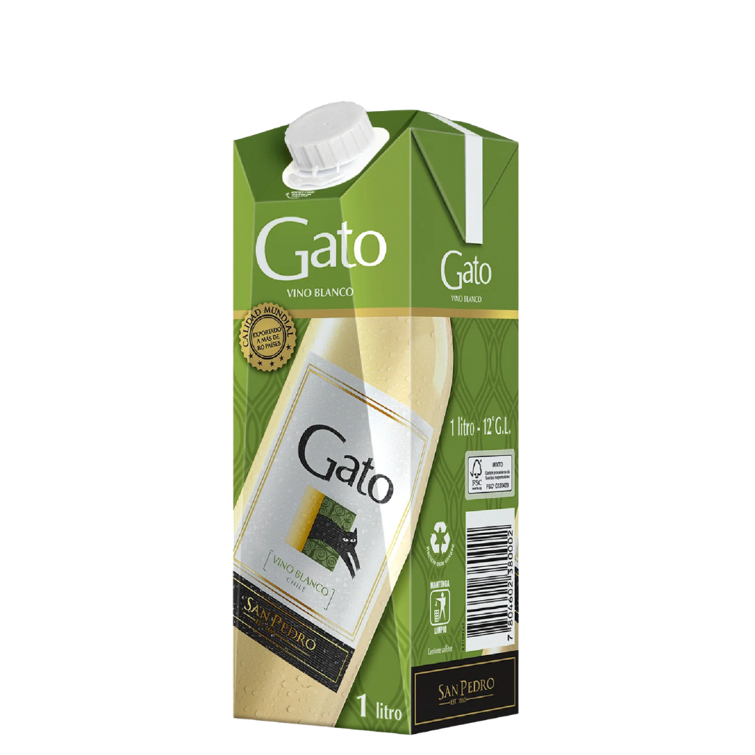 Vino Gato blanco 1 litro