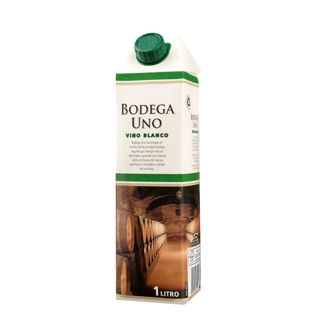 Vino bodega uno blanco 1 litro