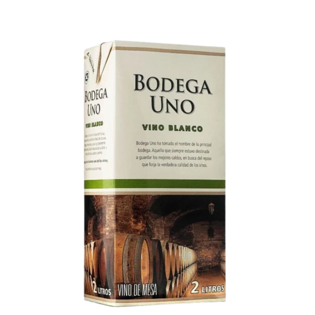 Vino bodega uno blanco 2 litros