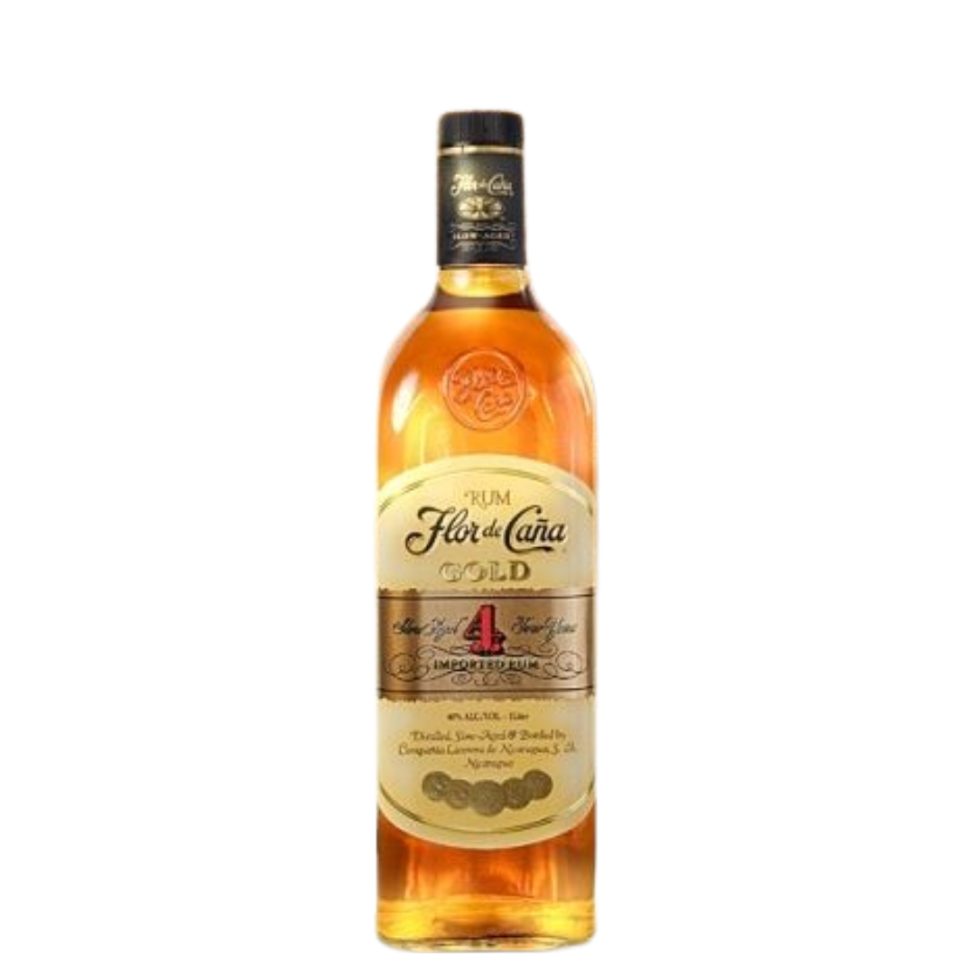 Ron flor de caña gold 750 ml