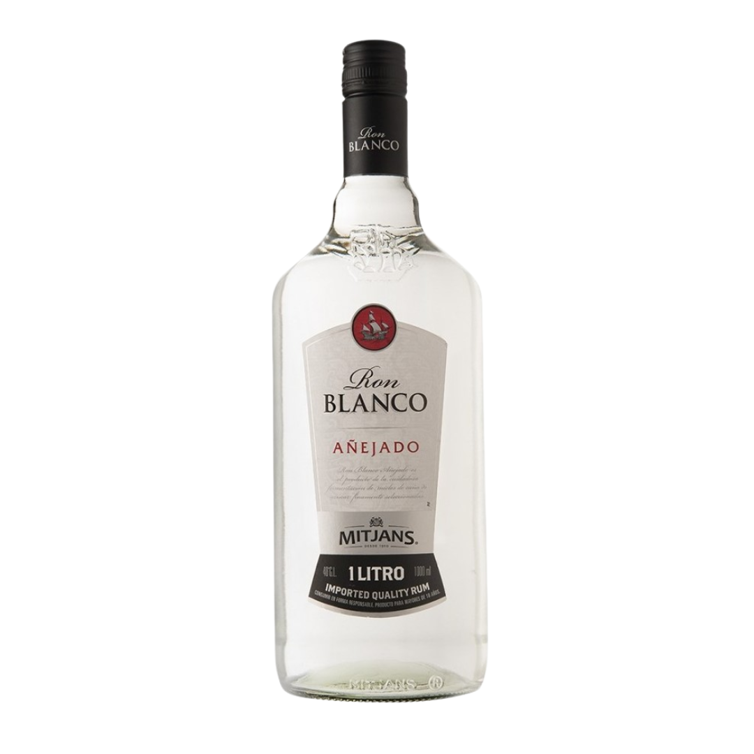 Ron mitjans blanco 1 litro