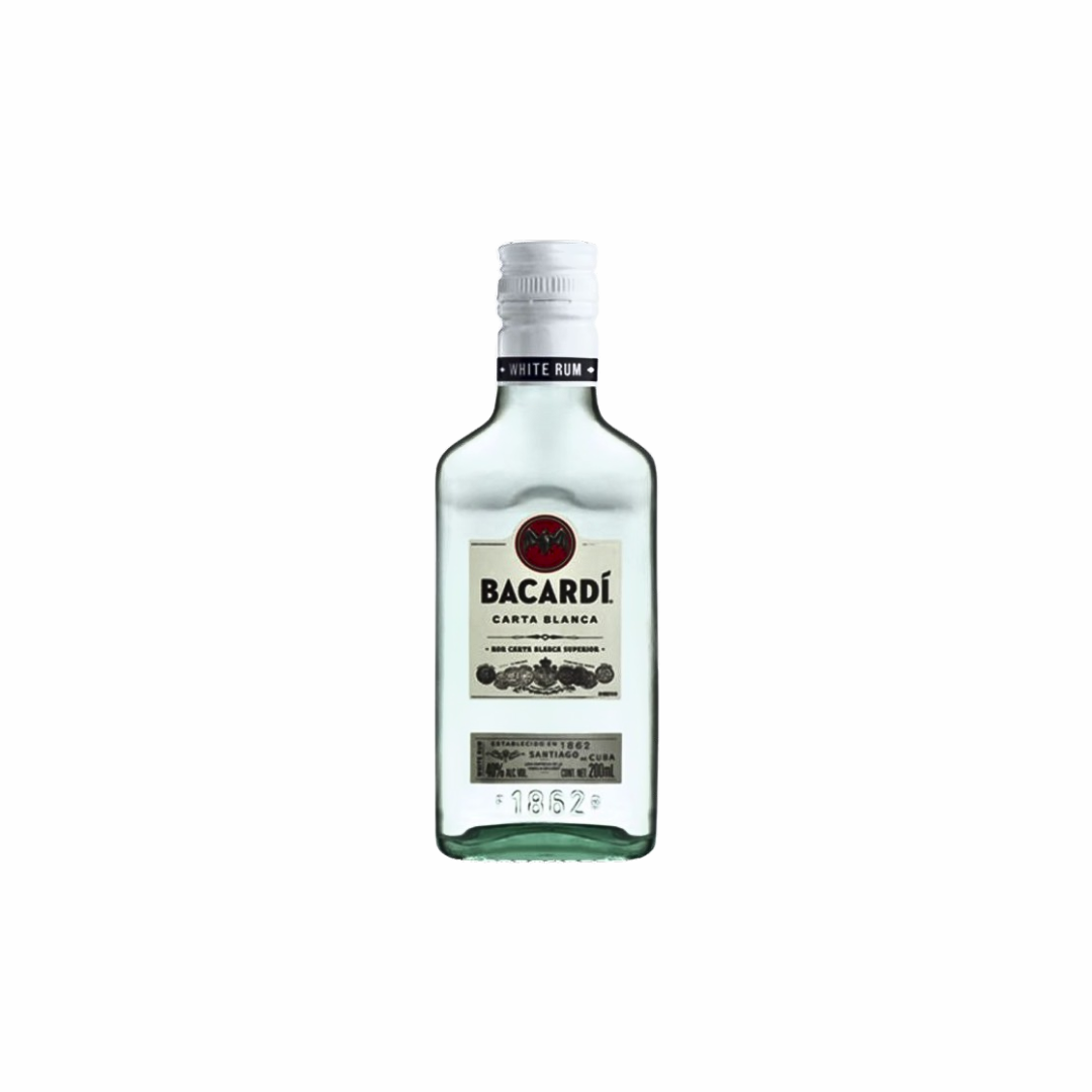 Ron Bacardí blanco 200 ml