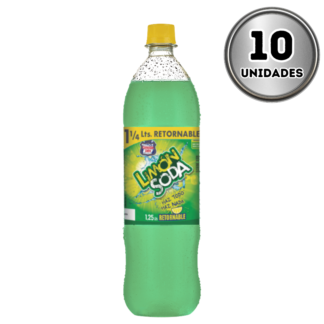 Limón soda 1,25 litros retornable