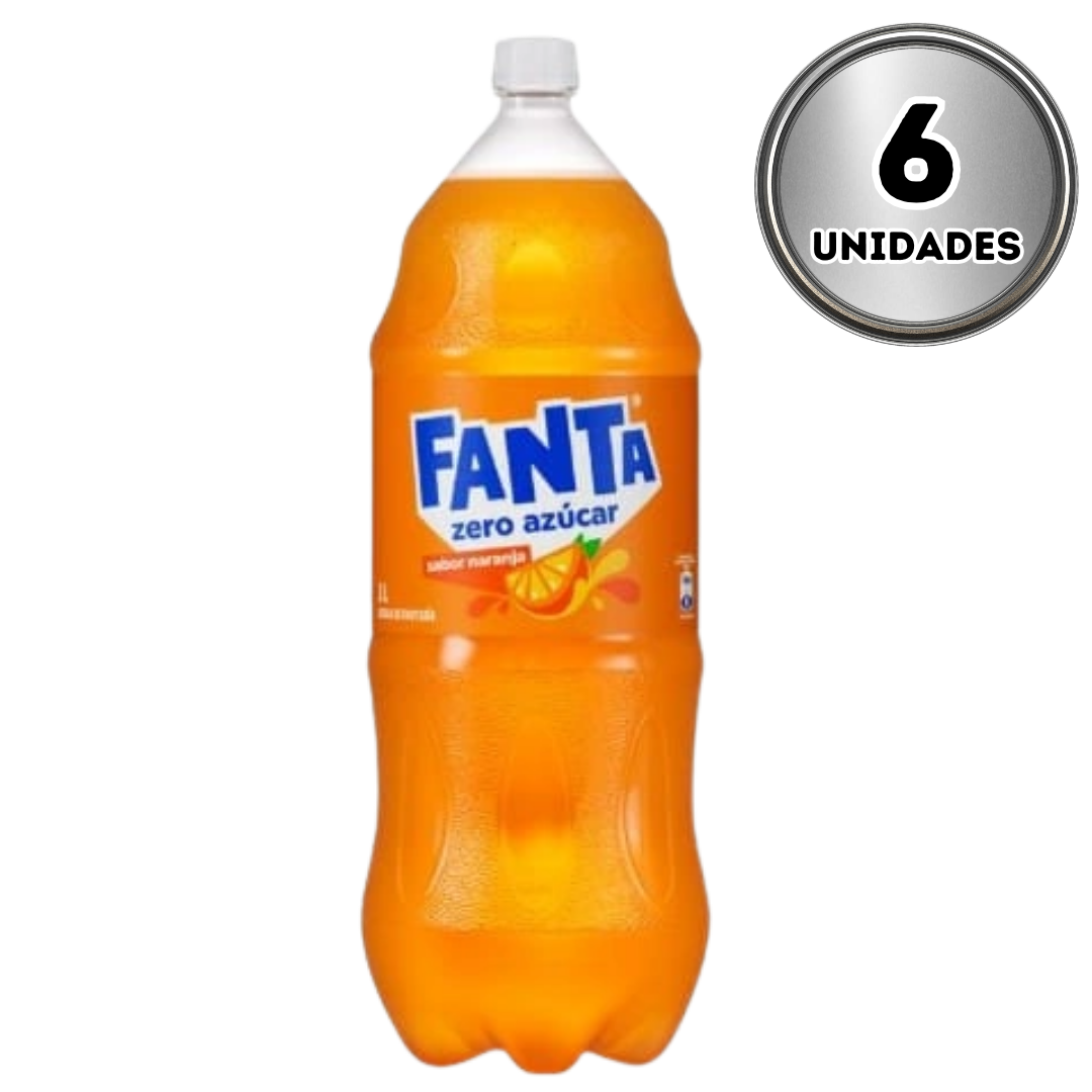 Fanta zero 3 litros desechable