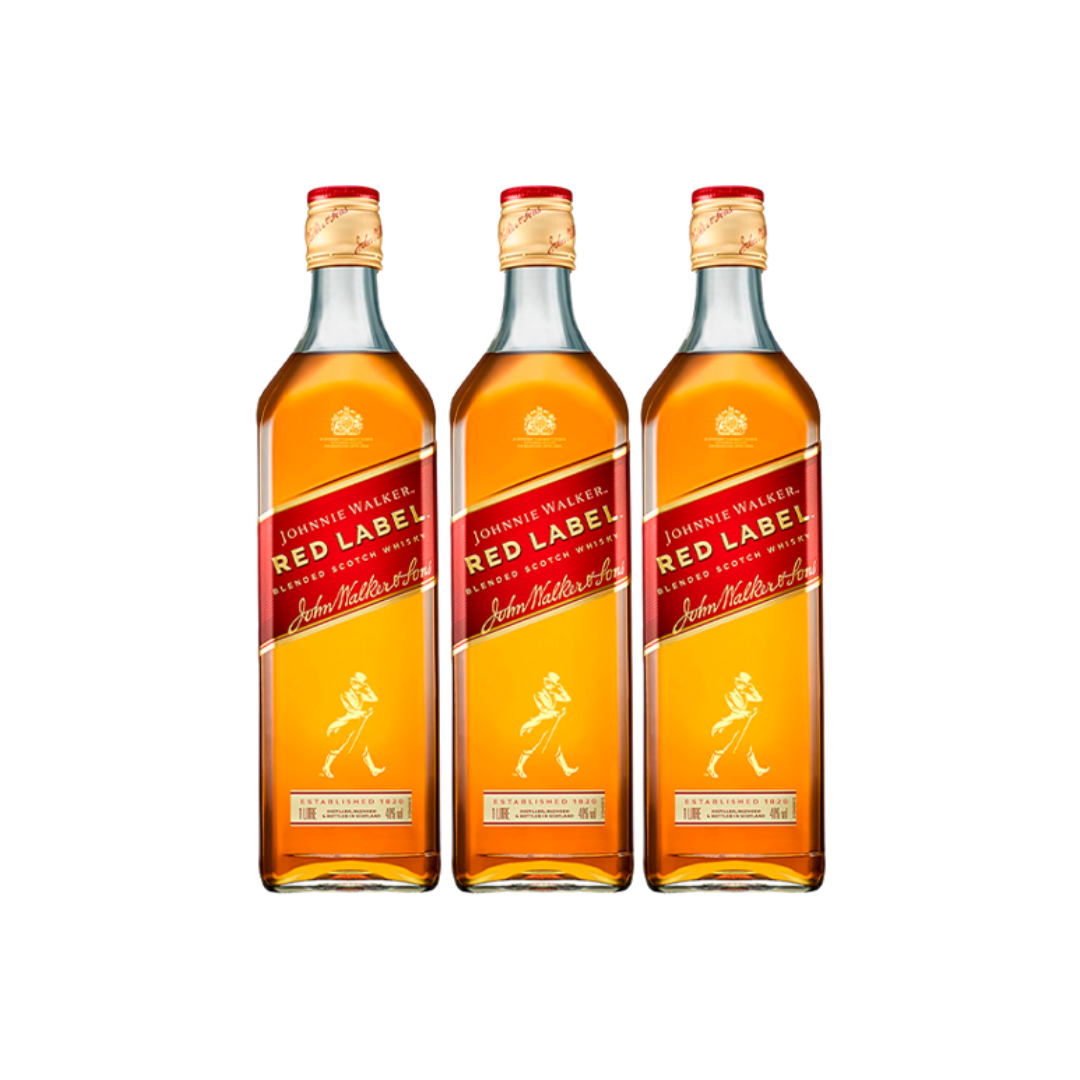 Promo 2: 3 Whisky Johnnie walker RL 1 litro