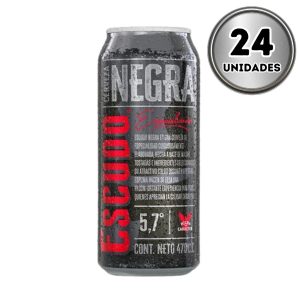 Cerveza escudo negra 470 cc