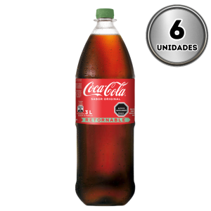 Coca cola 3 litros retornable